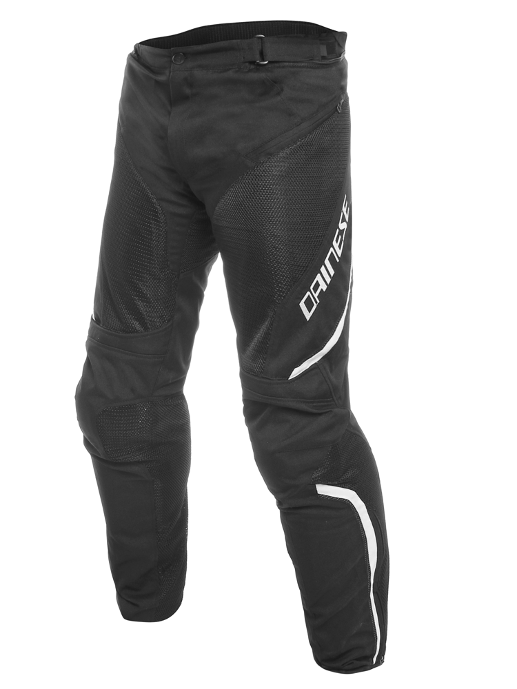 Spodnie motocyklowe tekstylne Dainese Drake Air D-Dry czarno-białe