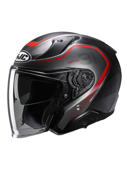 Kask otwarty HJC RPHA 31 Kouv czarno-czerwony