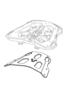 Stelaż centralny Street-Rack SW-MOTECH Yamaha MT-07 (20-)