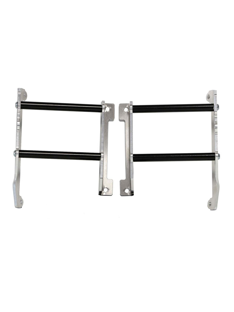 Osłony chłodnicy AXP Racing Gas Gas, Husqvarna, KTM (wybrane modele) srebrne