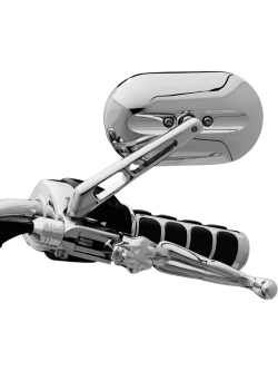 Lusterka motocyklowe Kuryakyn Magnum srebrne [wys. 83 mm]