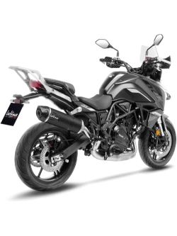 Tłumik motocyklowy LeoVince LV One Evo Benelli TRK 702 (23-24)/ TRK 702X (23-24) stal nierdzewna [bez homologacji] czarny