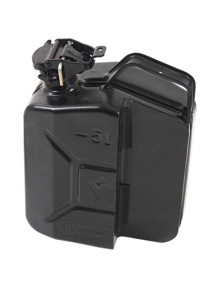 Kanister Hepco&Becker z uchwytem Cutout na lewą stronę do Moto Guzzi V9 Bobber (16-20) 4 litry czarny