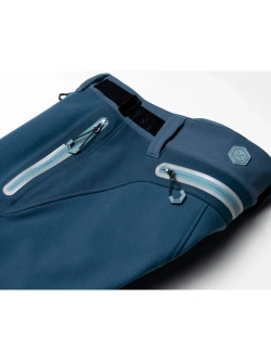 Spodnie motocyklowe tekstylne Knox Urbane Pro Move niebiesko-szare