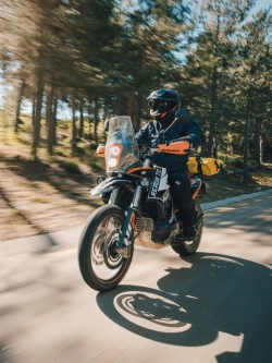 Kask adventure Nexx X.Lifecountry Terra szaro-czarno-czerwony matowy