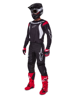 Spodnie cross Alpinestars MX Fluid Haul czarno-białe