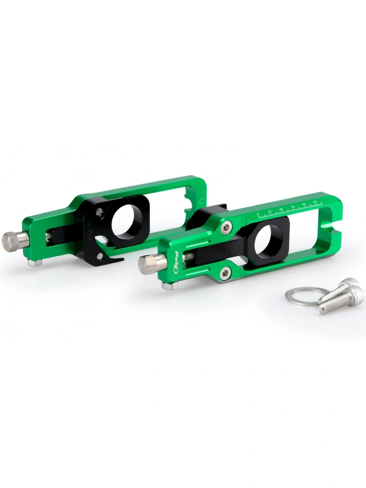 Napinacze łańcucha PUIG Kawasaki ZX-10R (16-)/ ZX-10RR (21-) zielone