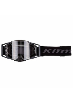 Gogle motocyklowe Klim Rage Off-Road czarne z przezroczystą szybką