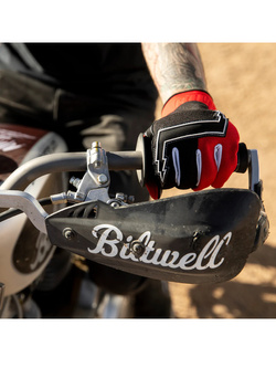 Rękawice cross Biltwell Baja czerwono-czarne
