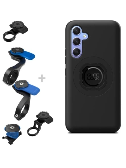 Zestaw rowerowy: etui MAG na telefon Samsung Galaxy A55 (magnetyczne) + mocowanie Quad Lock