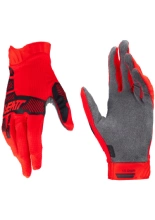 Rękawice cross dziecięce Leatt Moto 1.5 Stealth czarno-czerwono-szare