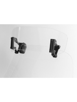 Deflektor motocyklowy uniwersalny MRA Vario-Touring-part "VSA.A" przezroczysty [VSA-TYP A; rozstaw mocowania 19 cm]