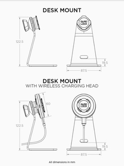 Uchwyt do telefonu na biurko Desk Mount Quad Lock