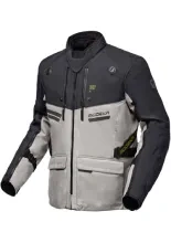 Kurtka motocyklowa tekstylna Modeka Atlaz czarno-popielata