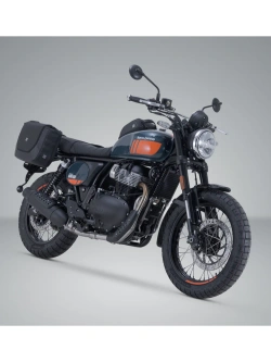 Zestaw sakw motocyklowych Legend Gear SideBag ze stelażami SW-Motech Royal Enfield Interceptor Bear 650 (25-) [poj.: 11l + 16l]