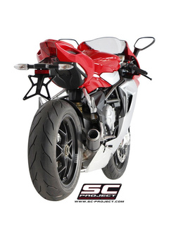 Tłumik CR-T (Niska pozycja) Slip-On SC-Project do MV Agusta F3 675 / 800 [11-17]