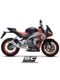 Pełny układ wydechowy SC-Project CR-T Aprilia Tuono 660 (21-) włókno węglowe