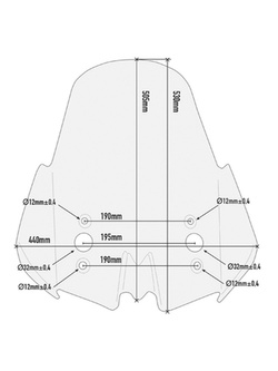 Szyba motocyklowa Givi do Kawasaki Versys 650 (15-16) przezroczysta