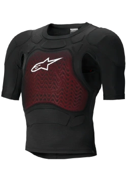 Koszulka z ochraniaczami Alpinestars MX Bionic Plasma LT czarna