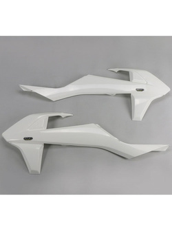 Osłony chłodnicy UFO do KTM SX / EXC / SX-F / EXC-F (16-19) białe