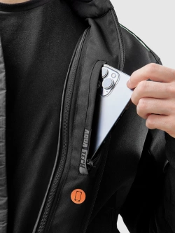 Kurtka motocyklowa tekstylna Ozone Neo czarno-żółta