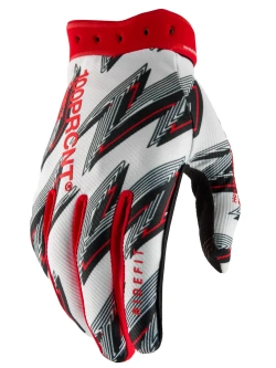 Rękawice cross 100% Ridefit czerwone