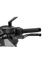 Regulowana dźwignia sprzęgła PUIG 4.0 Evo z zawiasem 90 stopni [przedłużana] czarna