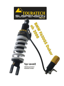 Amortyzator typ level 2/ExploreHP Touratech do BMW F650GS Dakar (00-07)