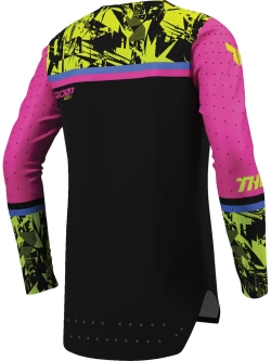Bluza enduro dziecięca Thor Sportmode Punkd czarno-różowa