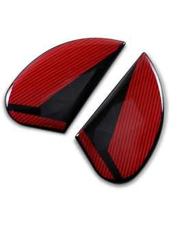 Panele boczne Icon do kasku Airform Conflux czerwone