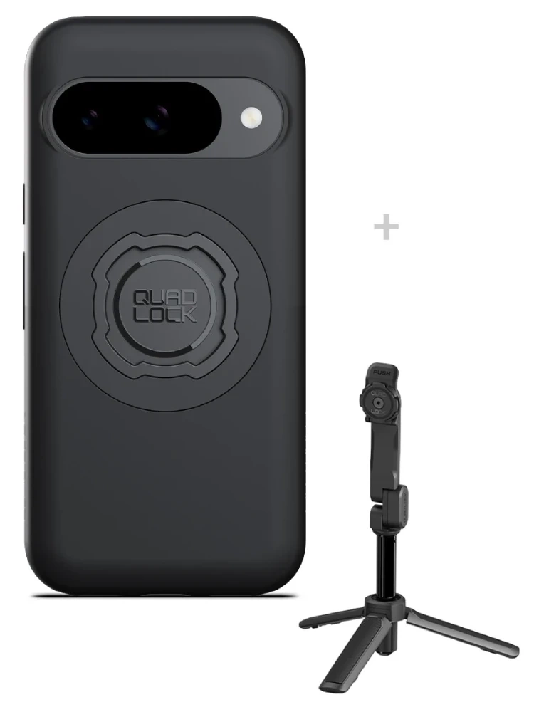 Zestaw: etui MAG na telefon Google Pixel 10/10 Pro (magnetyczne) + statyw/ selfie stick Quad Lock
