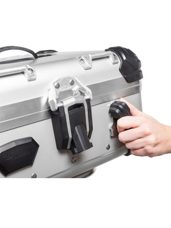 Kufer centralny Touratech ZEGA EVO z anodowanego aluminium "And-S" RapidTrap [25L] srebrny