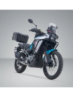 Zestaw: kufer centralny DUSC L + stelaż Adventure-rack CF Moto 450MT (23-)/ 800 MT-X (24-) [poj.: 41l]