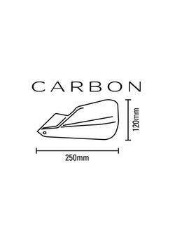 Handbary Barkbusters Carbon + zestaw montażowy do Hondy CB 750 Hornet (23-) czarne