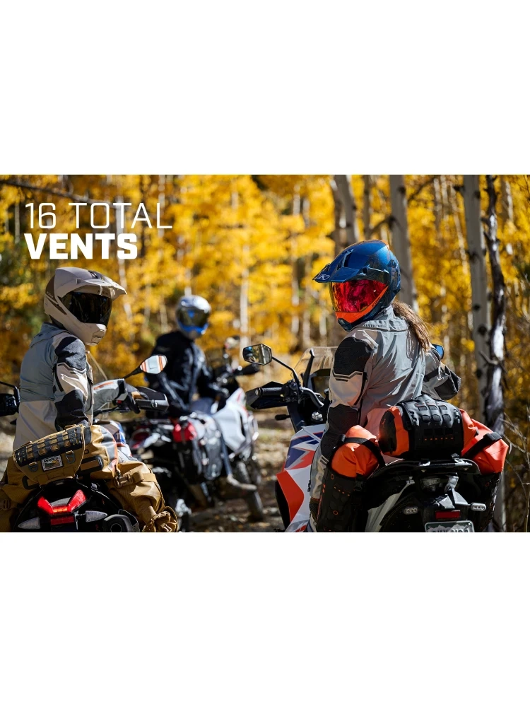 Kurtka motocyklowa tekstylna Klim Adventure Rally szaro-brązowa