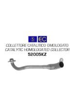 Kolektor wydechowy Arrow z katalizatorem - Honda MSX / GROM 125 [16-20]