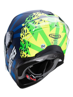Kask integralny Caberg Drift Evo Storm niebiesko-żółty matowy