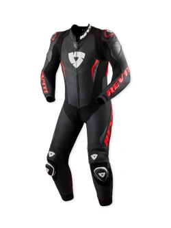 Kombinezon motocyklowy jednoczęściowy REV’IT! Argon 3 czarno-fluo czerwony