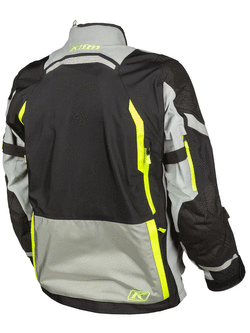 Kurtka motocyklowa tekstylna Klim Badlands Pro czarno-szaro-fluo żółta