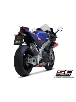 Tłumik SC-Project SC1-R, Titanium / Carbon - Aprilia RSV 4 [21-22] 