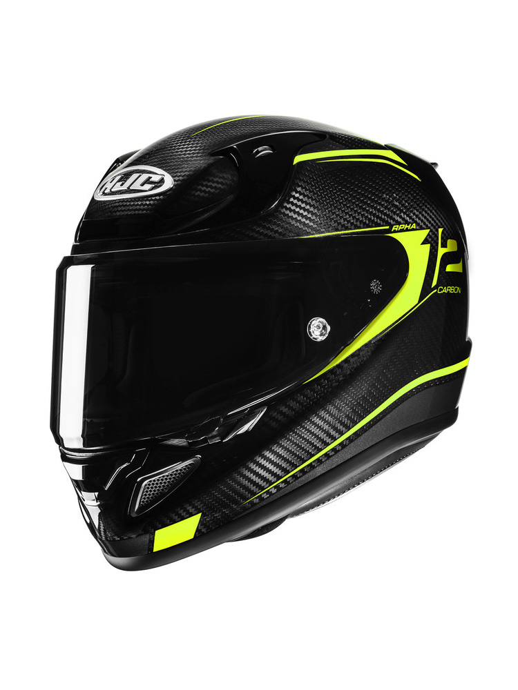 Kask integralny HJC RPHA 12 Carbon Keres czarno-żółty