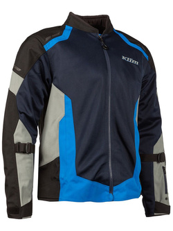 Kurtka motocyklowa tekstylna Klim Induction czarno-niebieska