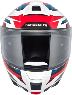 Kask szczękowy Schuberth C5 Velocity biało-czerwono-niebieski