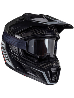 Kask adventure Leatt Kit Adv 9.5 V25 z goglami czarny