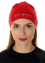 Czapka wełniana merino Brubeck unisex czerwona