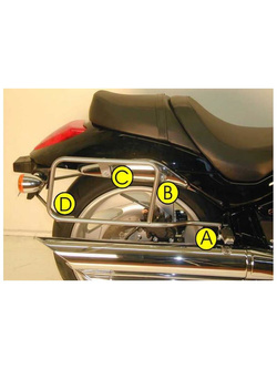 Stelaż kufrów bocznych Hepco&Becker Suzuki M 1800 (VZ) R Intruder [06-] [montowany na stałe]