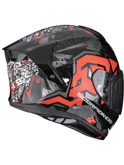 Kask integralny Scorpion EXO-530 AIR Meteor czarno-srebrno-czerwony