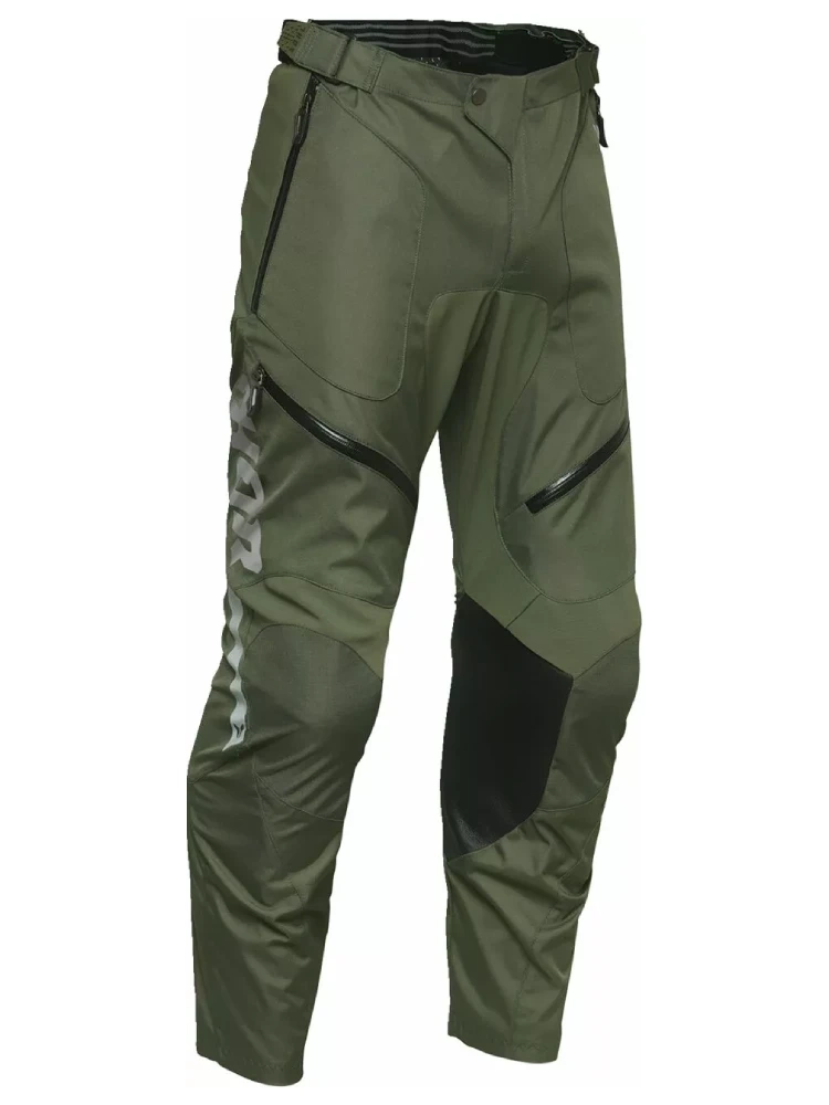 Spodnie cross Thor Terrain In-the-Boot zielono-szare