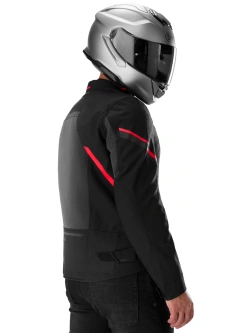 Kurtka motocyklowa tekstylna Shima Rush 3.0 Air G2 szaro-czerwona