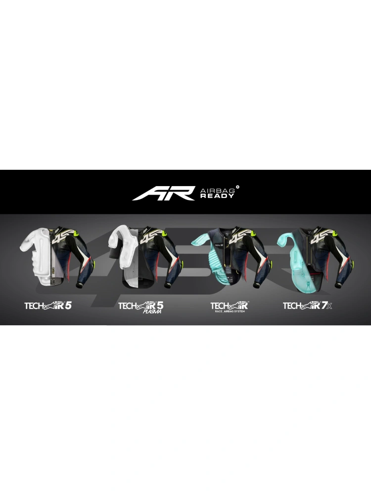 Kombinezon motocyklowy jednoczęściowy 4SR Racing Ultra Light Matrix AR niebiesko-czarno-czerwony